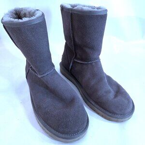Koolaburra by Ugg Gray Leather & Shearling Boots Size 9